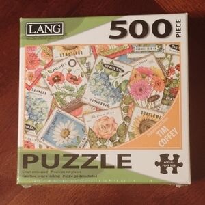 LANG Tim Coffey Floral Puzzle - Multicolor